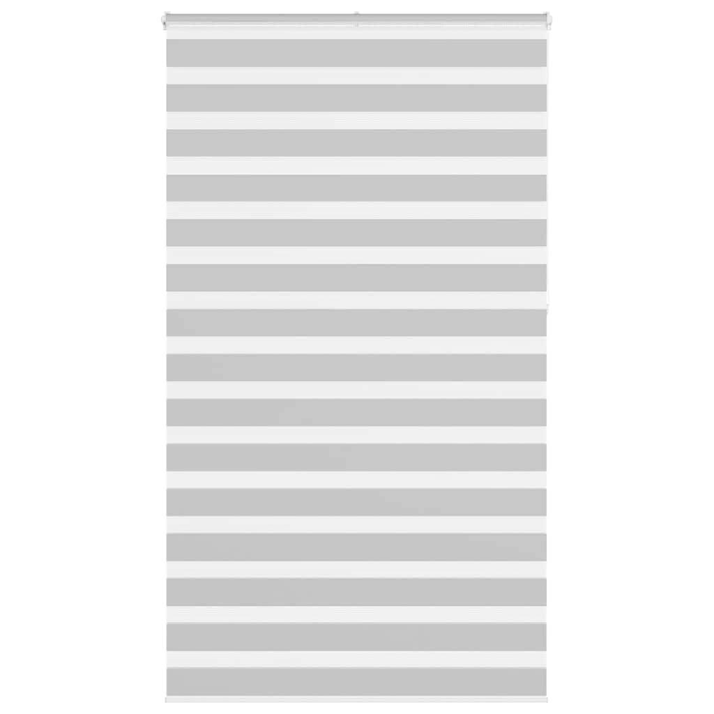 Doppelrollo Hellgrau 125x230 cm Stoffbreite 120,9 cm Polyester