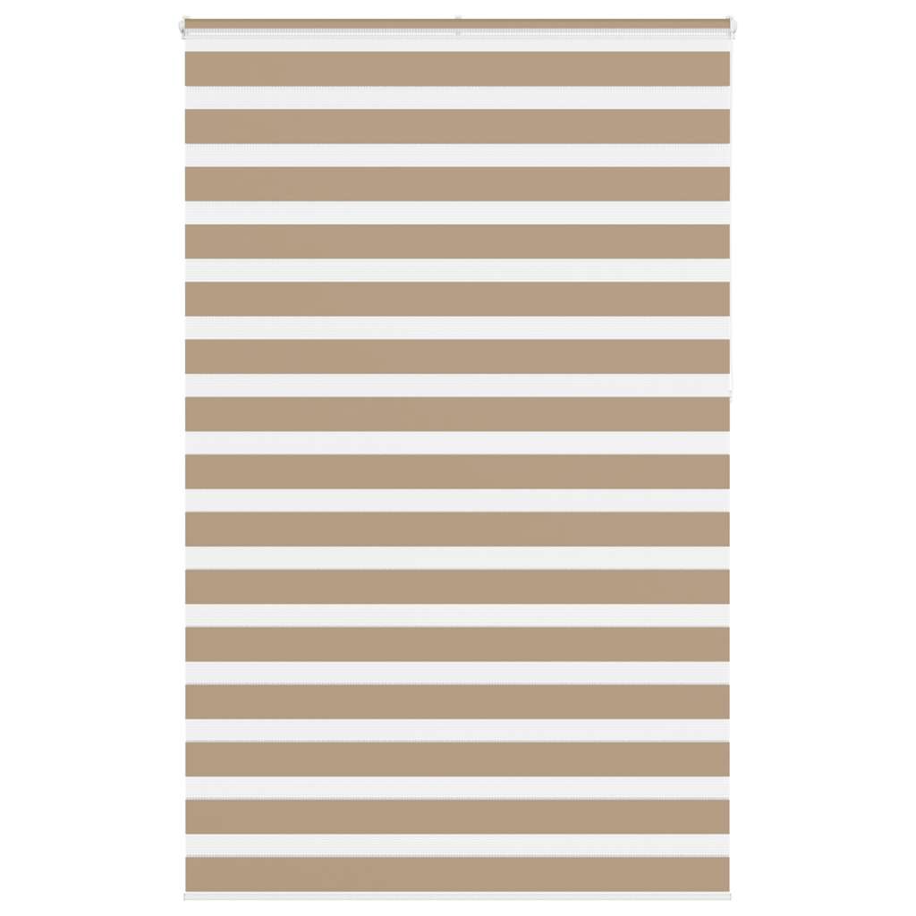 Doppelrollo Sandbraun 145x230 cm Stoffbreite 140,9 cm Polyester