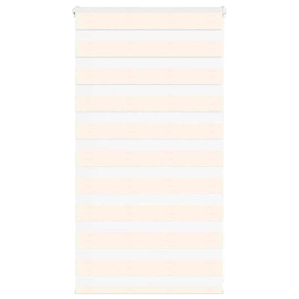 Doppelrollo Marmorbeige 80x100 cm Stoffbreite 75,9 cm Polyester