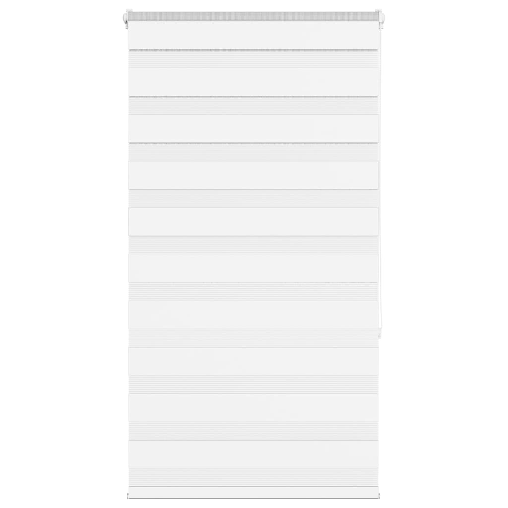 Doppelrollo Weiß 90x150 cm Stoffbreite 85,9 cm Polyester