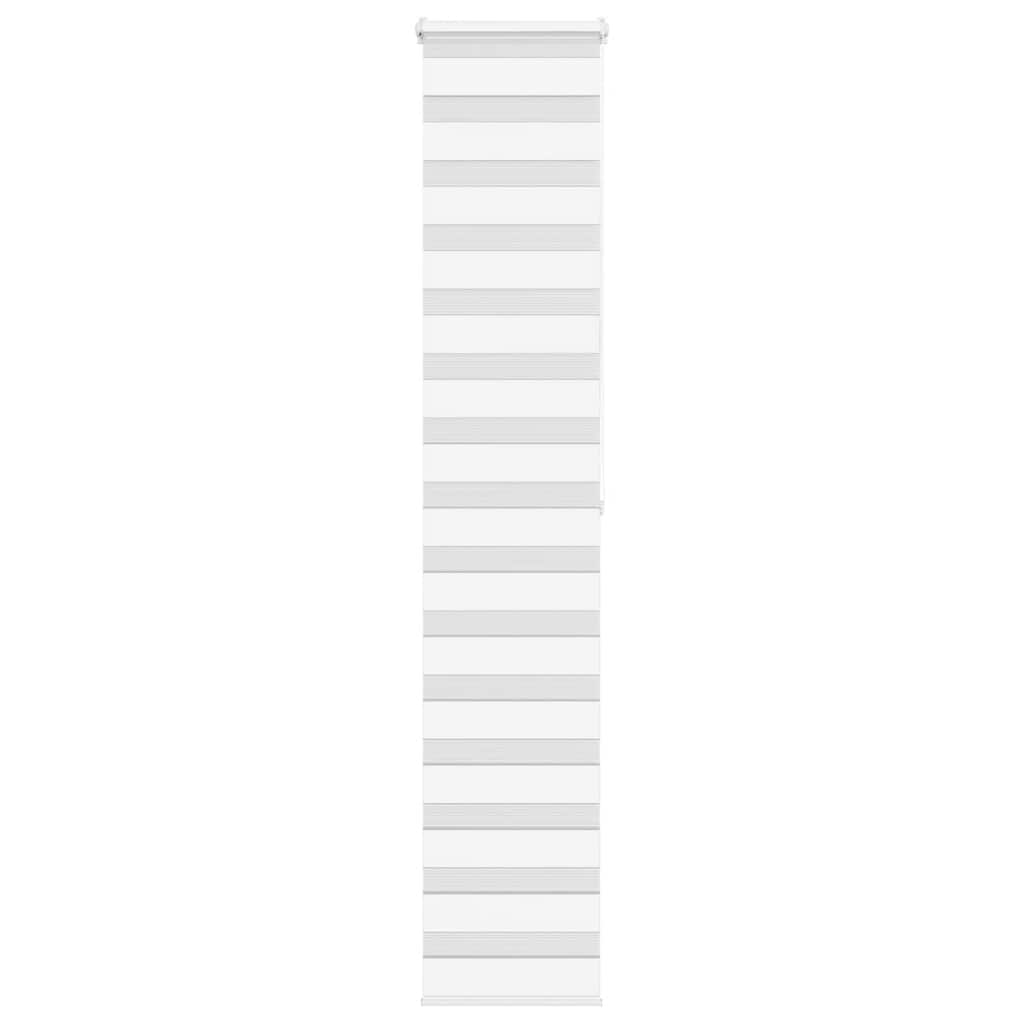 Doppelrollo Weiß 50x200 cm Stoffbreite 45,9 cm Polyester