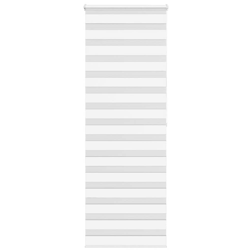 Doppelrollo Weiß 75x200 cm Stoffbreite 70,9 cm Polyester