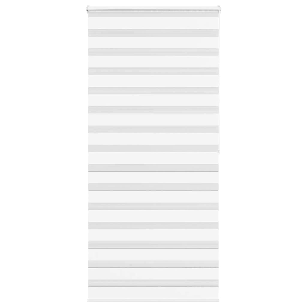 Doppelrollo Weiß 110x200 cm Stoffbreite 105,9 cm Polyester