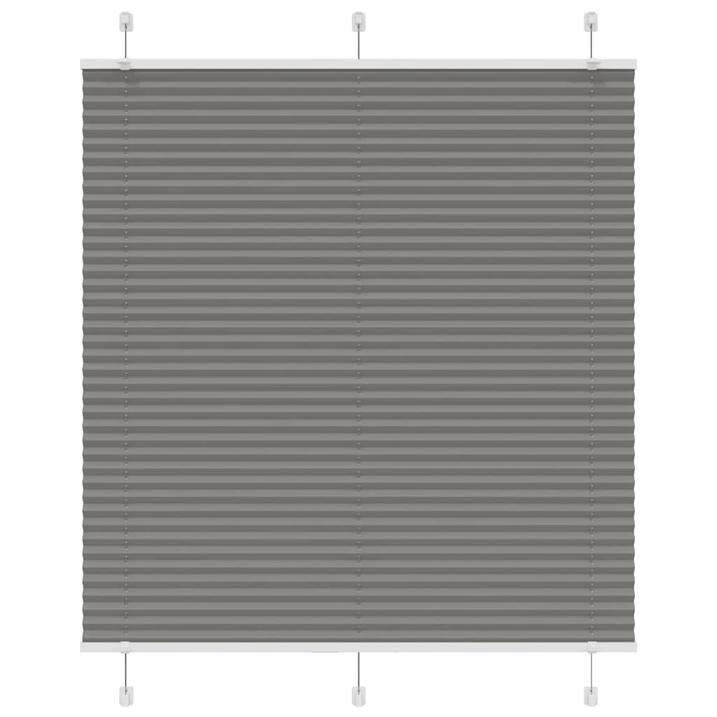 Plissee Anthrazit 115x150 cm Stoffbreite 114,4 cm Polyester