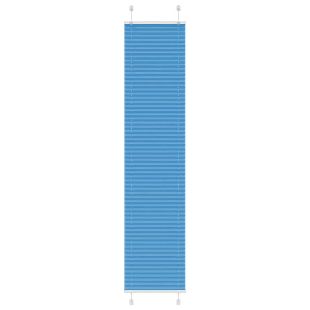 Plissee Blau 40x200 cm Stoffbreite 39,4 cm Polyester