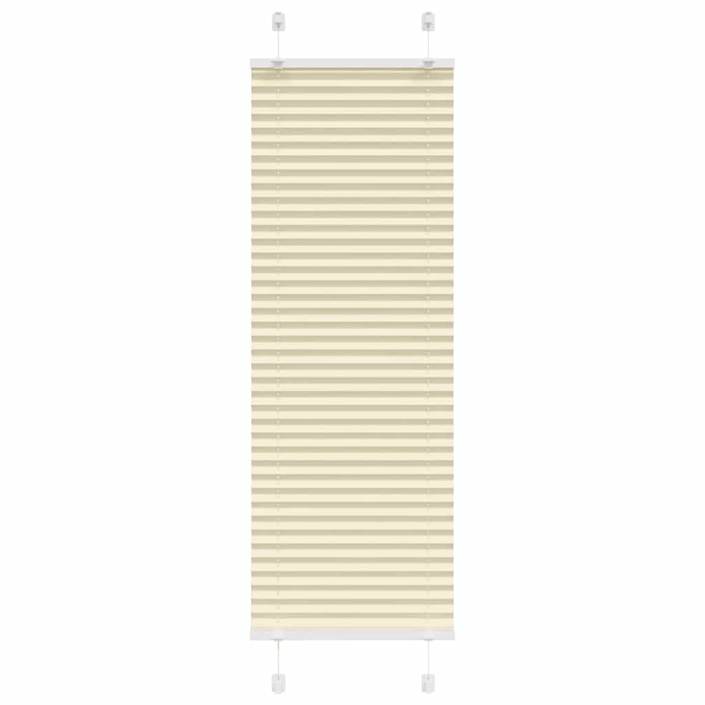 Plissee Creme 40x100 cm Stoffbreite 39,4 cm Polyester