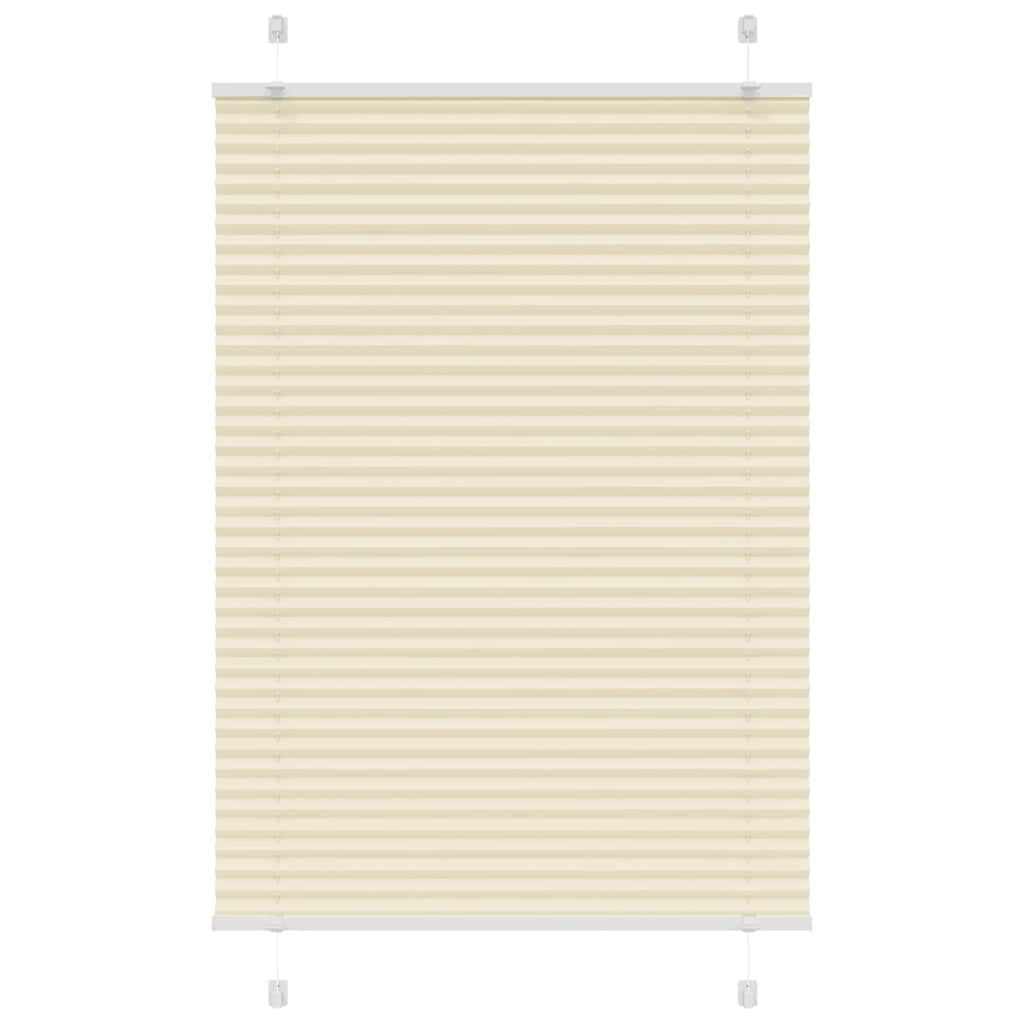Plissee Creme 95x100 cm Stoffbreite 94,4 cm Polyester