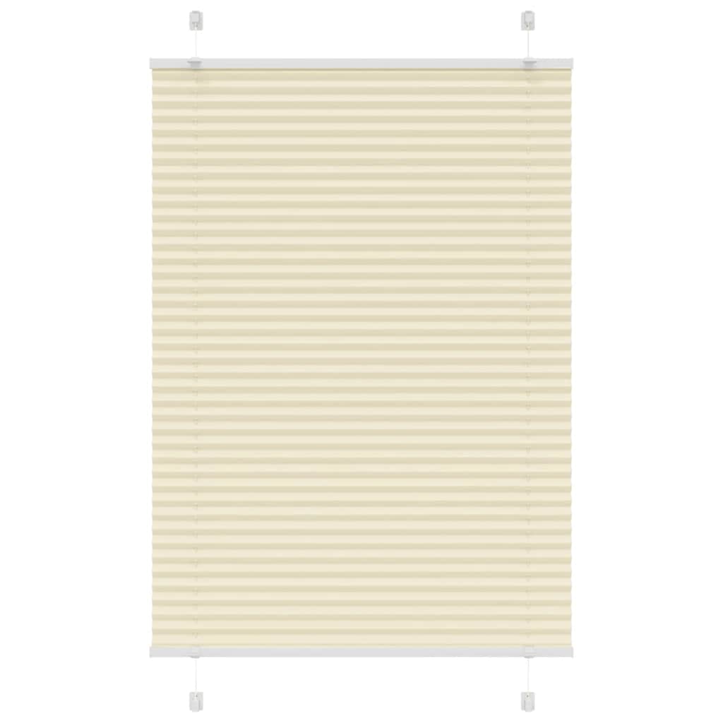 Plissee Creme 85x150 cm Stoffbreite 84,4 cm Polyester