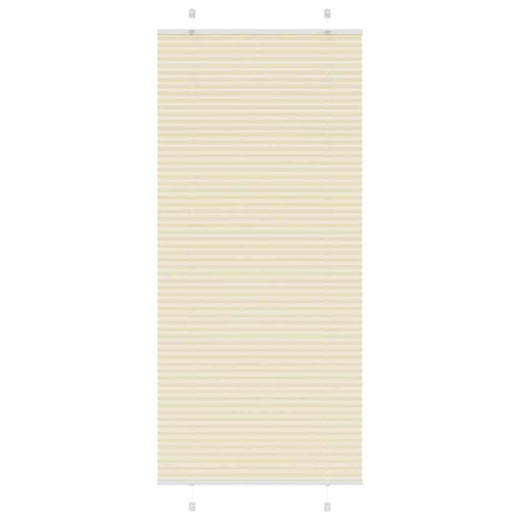 Plissee Creme 90x200 cm Stoffbreite 89,4 cm Polyester