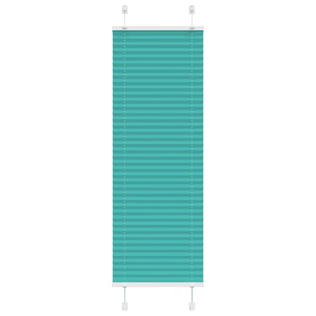 Plissee Petrolgrün 40x100 cm Stoffbreite 39,4 cm Polyester