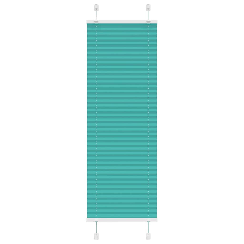 Plissee Petrolgrün 40x150 cm Stoffbreite 39,4 cm Polyester