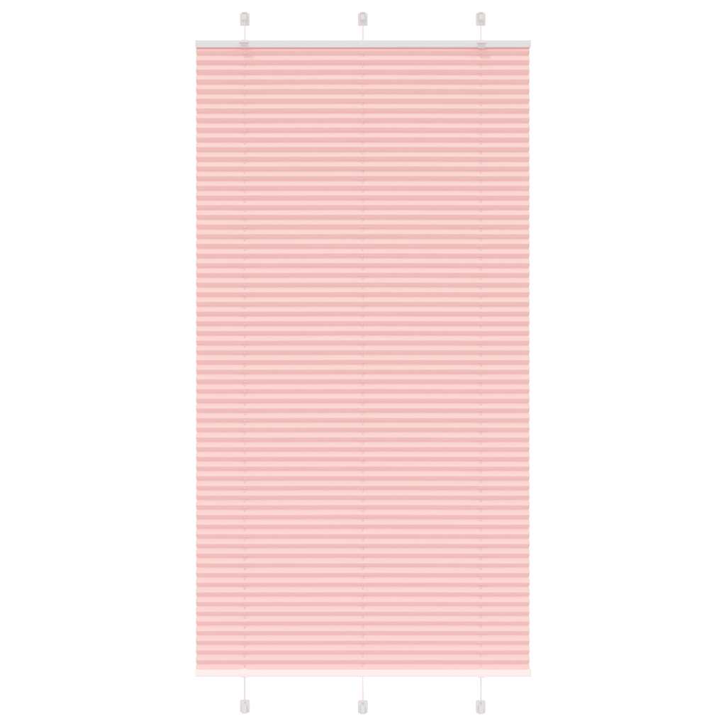 Plissee Rosa 105x200 cm Stoffbreite 104,4 cm Polyester