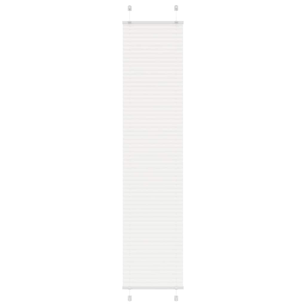 Plissee Weiß 40x200 cm Stoffbreite 39,4 cm Polyester