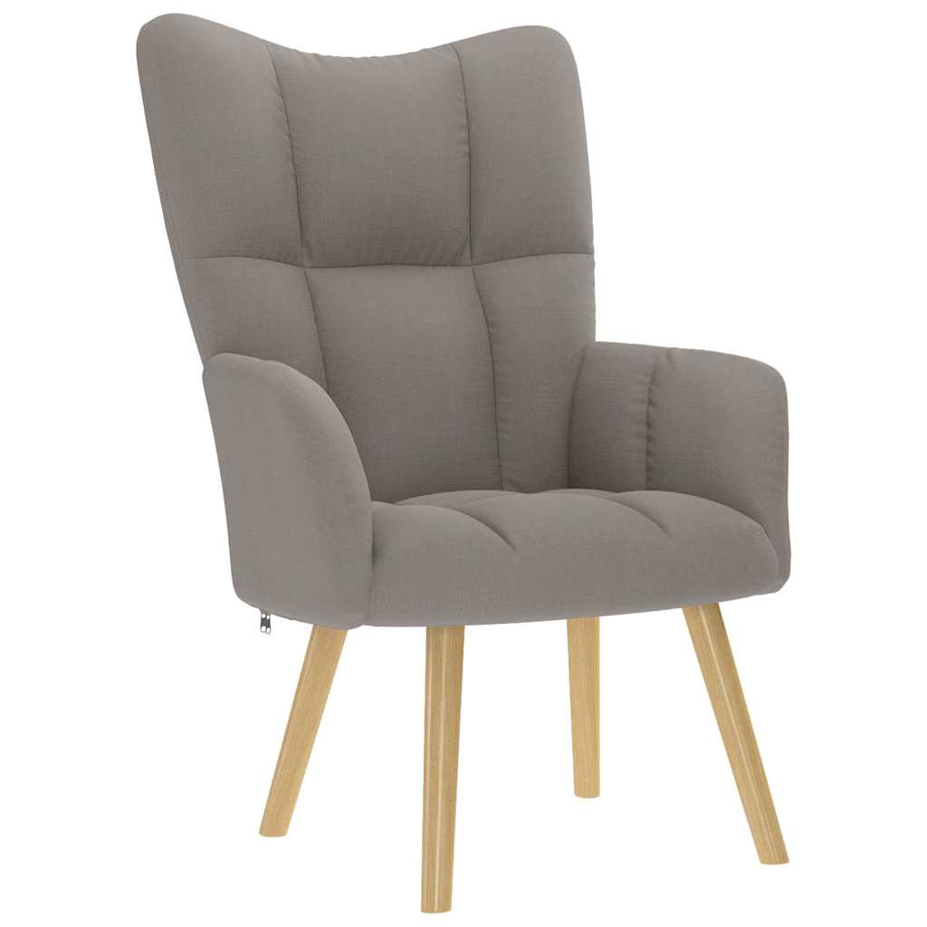 Relaxsessel Taupe Stoff