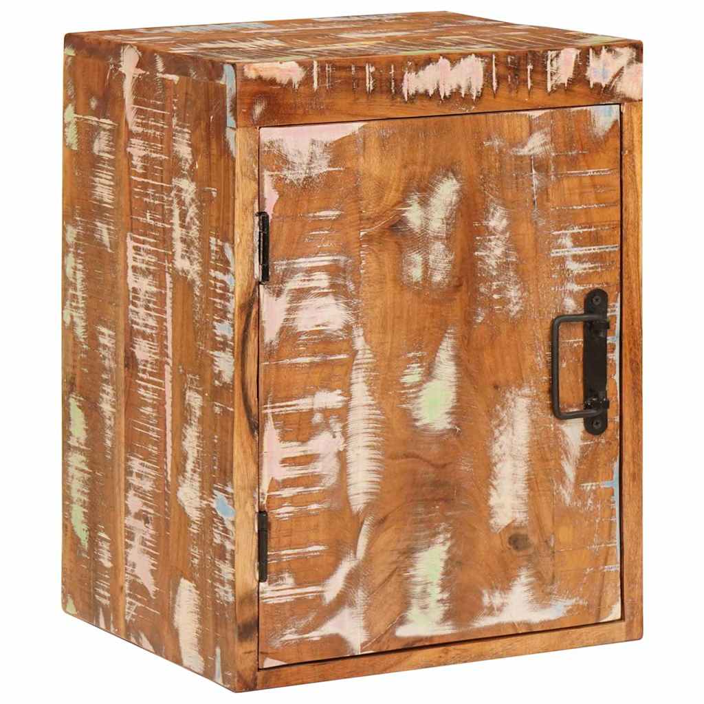 Nachttisch Braun 35 x 33 x 48 cm Massivholz Altholz