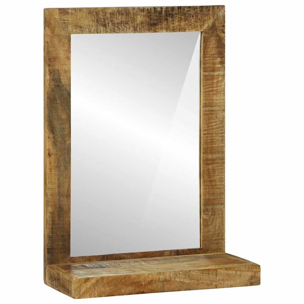Badezimmer Spiegel Braun 50 x 22 x 70 cm Massivholz Mango