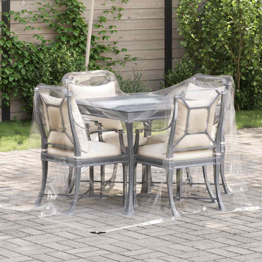 Transparente Plane mit Ösen 2x3 m PVC