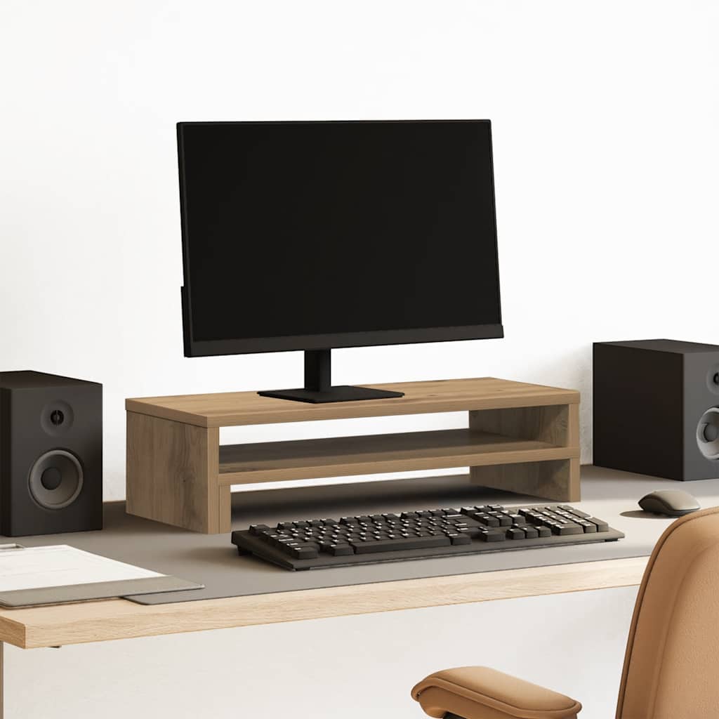 Monitorständer Artisan-Eiche 54x22x15 cm Holzwerkstoff