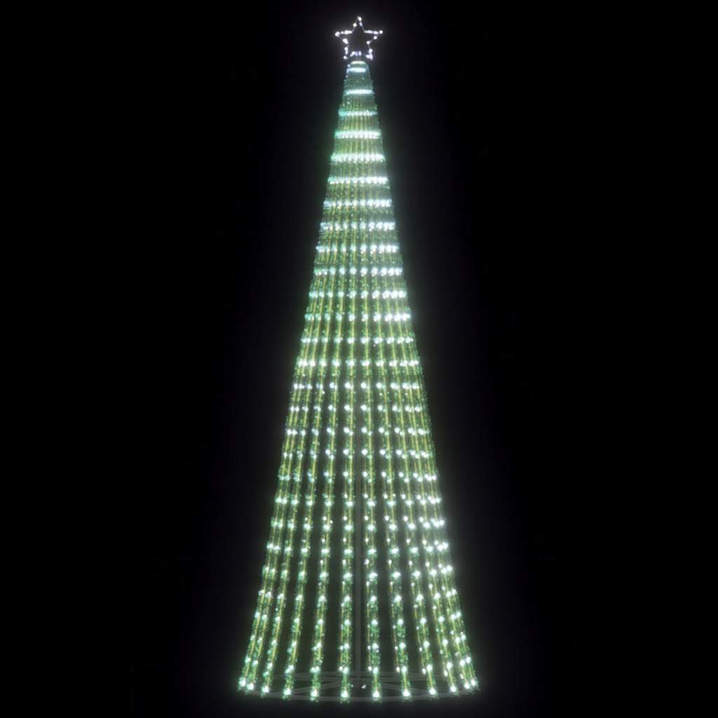 LED Weihnachtsbaum 475 LEDs Kaltweiß 247 cm