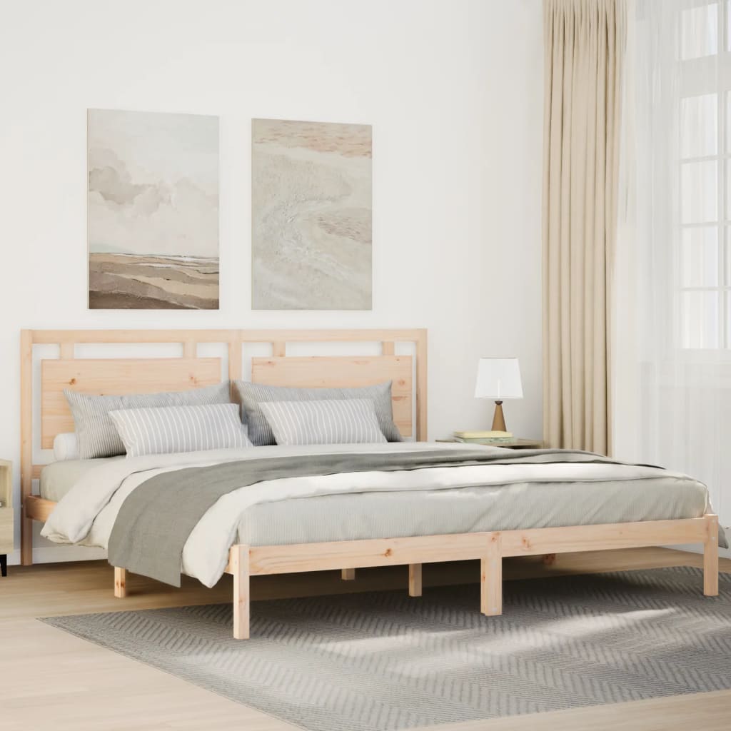 Massivholzbett Extra Lang ohne Matratze 200x220 cm