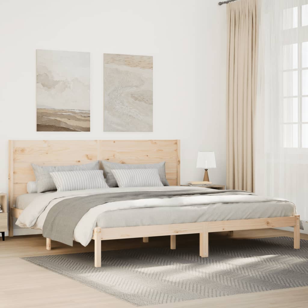Massivholzbett Extra Lang ohne Matratze 200x210 cm