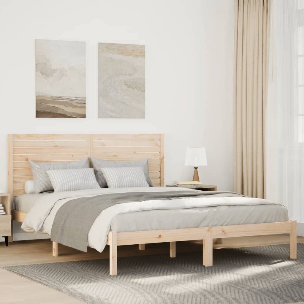 Massivholzbett Extra Lang ohne Matratze 160x220 cm