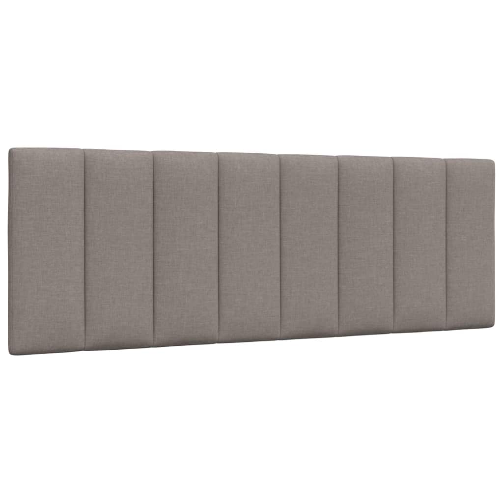 Kopfteil-Kissen "Hanko" Taupe 120 cm Stoff
