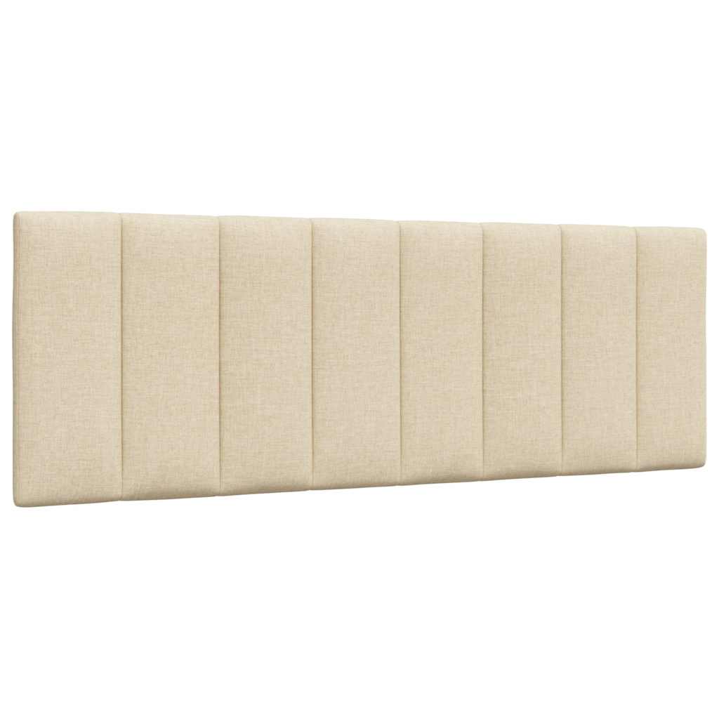 Kopfteil-Kissen "Hanko" Creme 120 cm Stoff