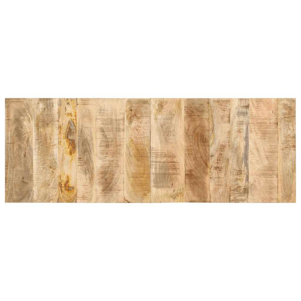 Kopfteil 140 cm Massives Rohholz Mango