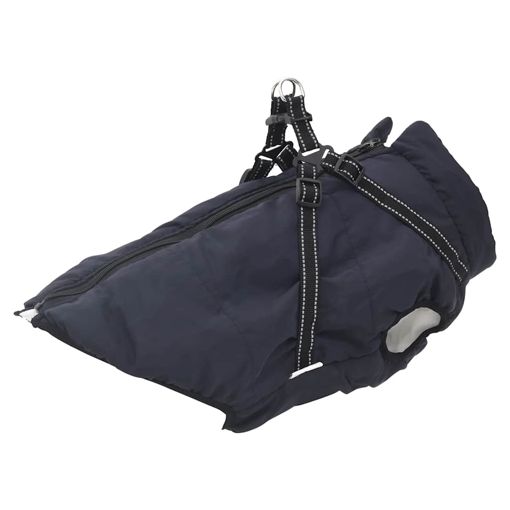 Hundemantel Geschirr Wasserdicht Reflektierend Marineblau L52