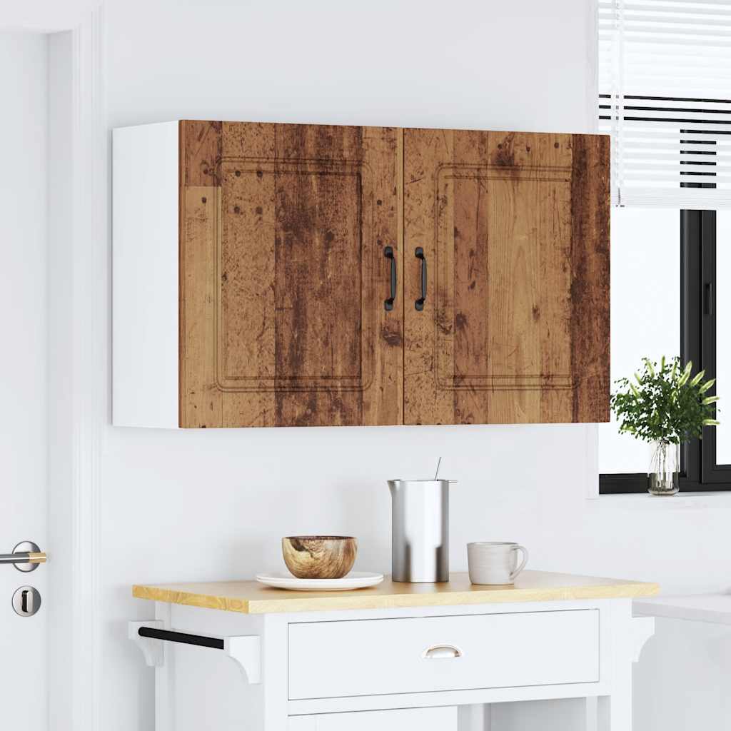 Küchen-Hängeschränke 2 Stk. Kalmar Altholz-Optik Holzwerkstoff