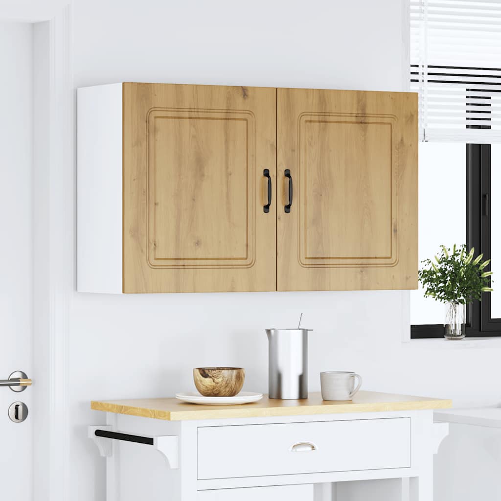 Küchen-Hängeschränke 2 Stk. Kalmar Artisan-Eiche Holzwerkstoff