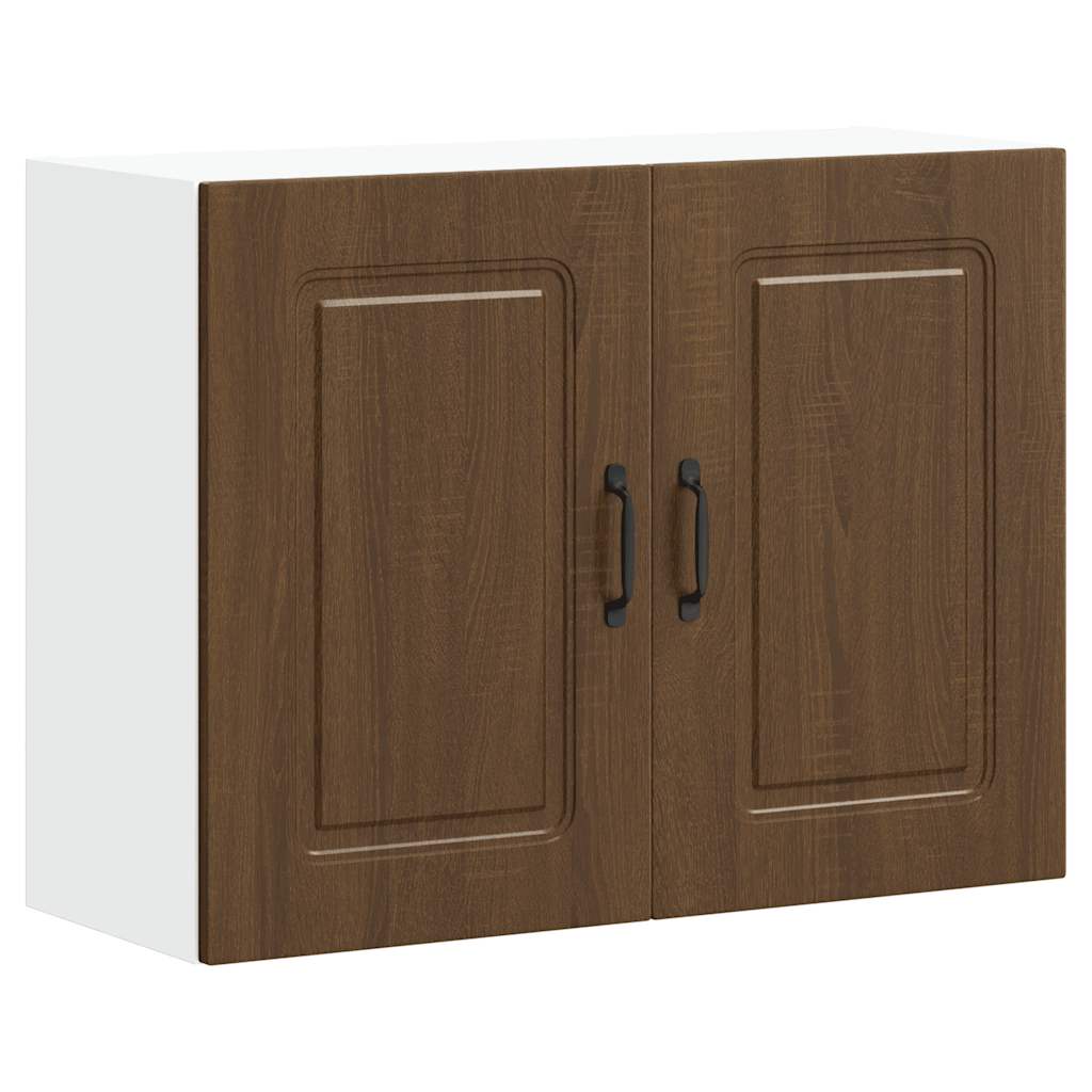 Küchen-Hängeschrank Kalmar Braun Eichen-Optik Holzwerkstoff