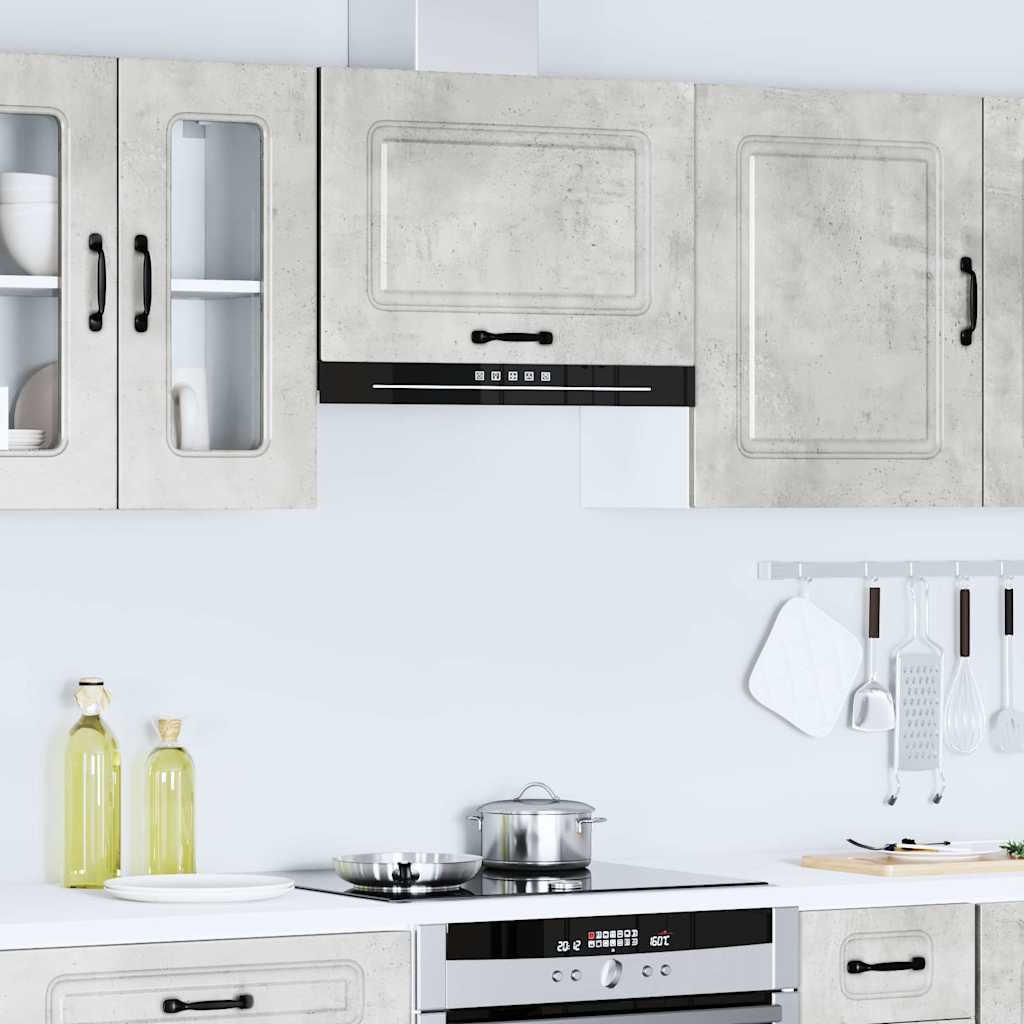 Küchen-Hängeschrank Kalmar Betongrau Holzwerkstoff