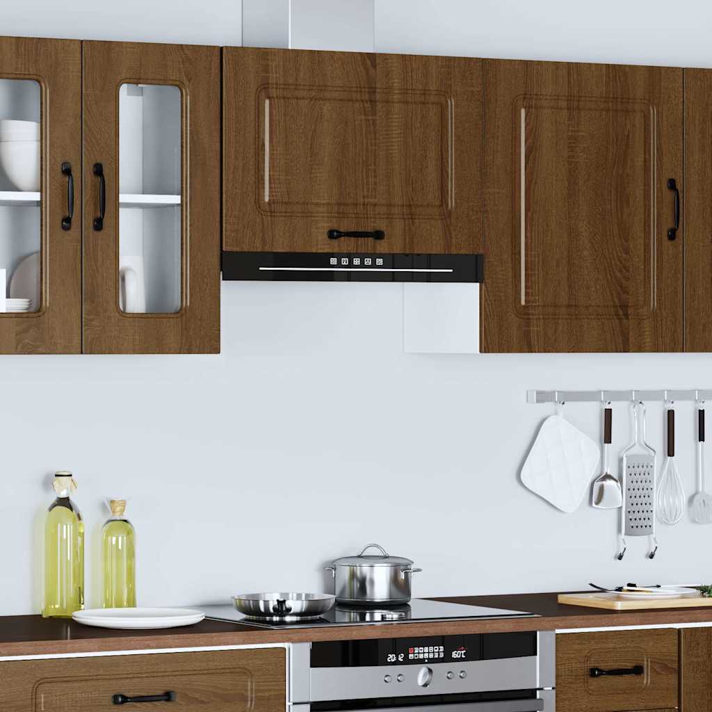 Küchen-Hängeschrank Kalmar Braun Eichen-Optik Holzwerkstoff