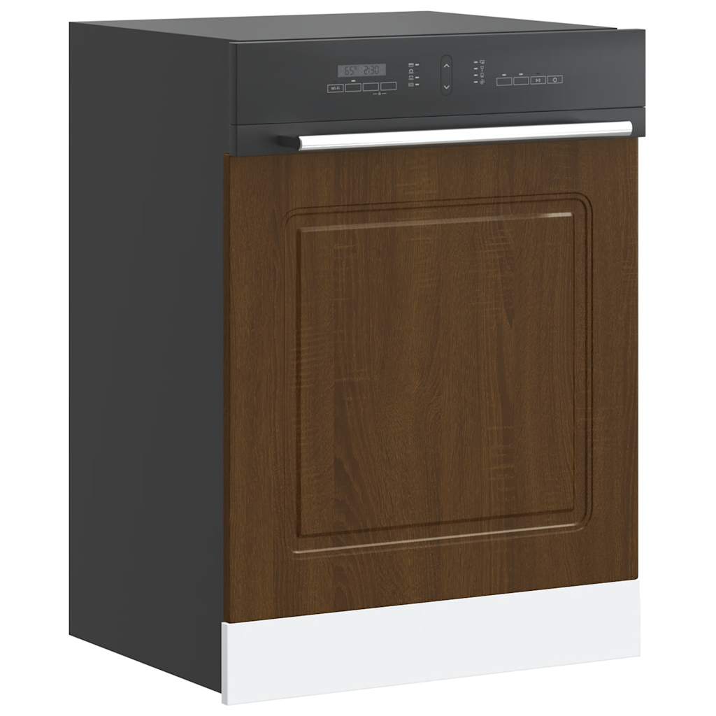 Geschirrspülerblende Kalmar Braun Eichen-Optik 60x1,5x57 cm