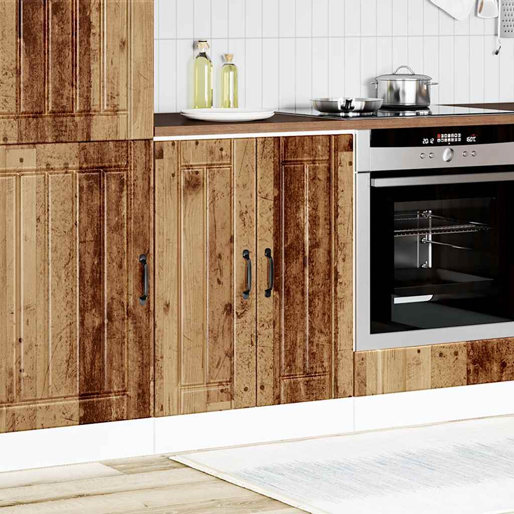 Spülenunterschrank Lucca Altholz-Optik Holzwerkstoff