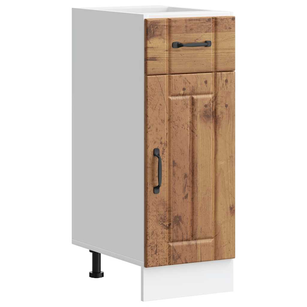 Küchen-Unterschrank Lucca Altholz-Optik Holzwerkstoff