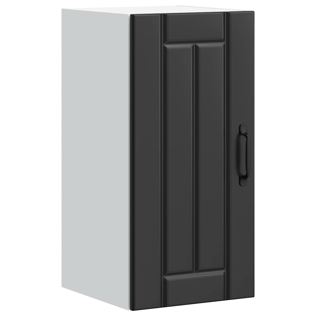 Küchen-Hängeschrank Lucca Schwarz Holzwerkstoff