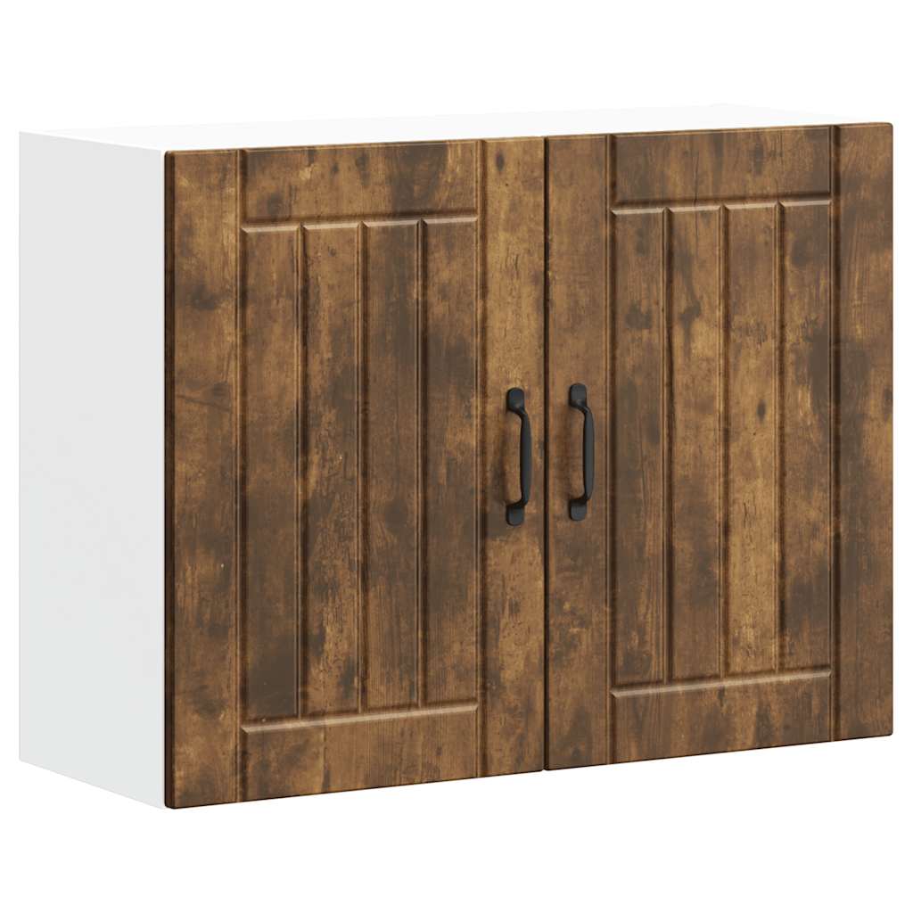 Küchen-Hängeschrank Lucca Räuchereiche Holzwerkstoff