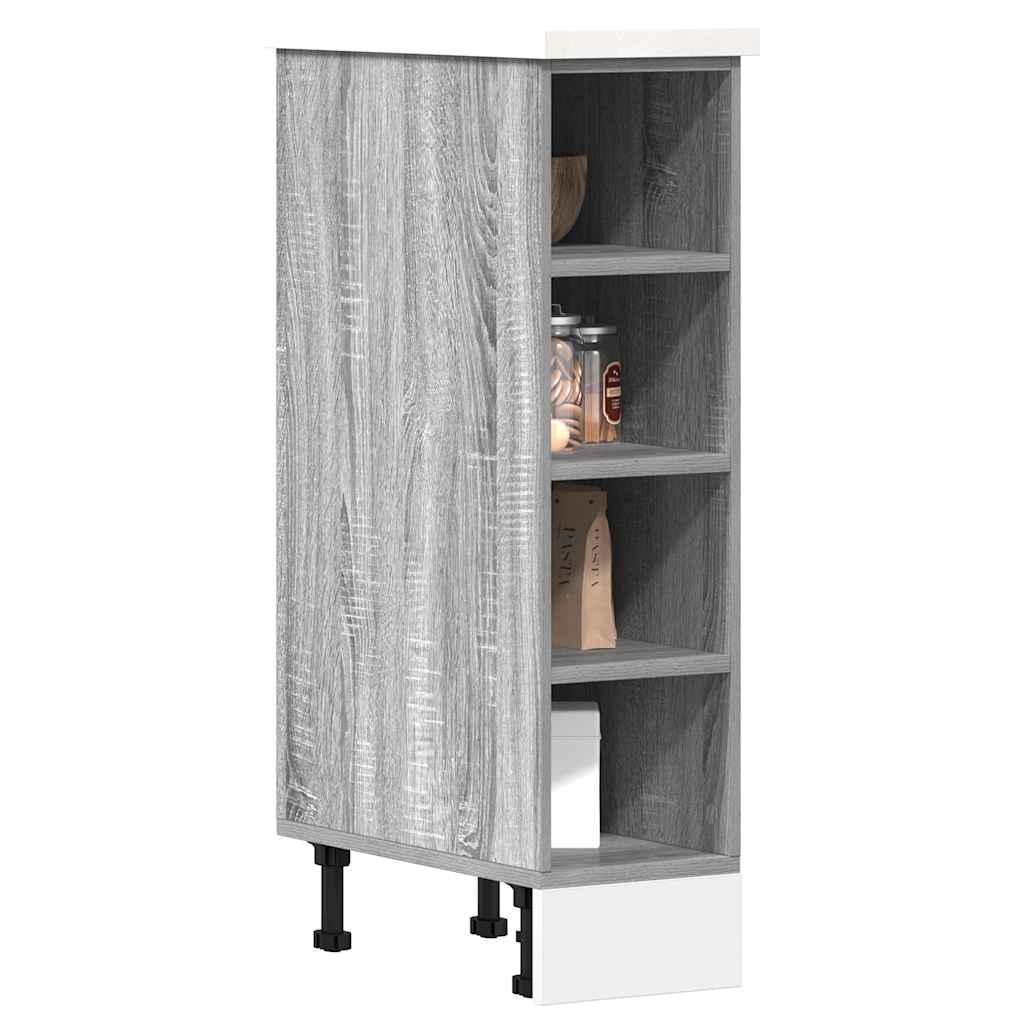 Unterschrank Riga Grau Sonoma 20x44,5x81,5 cm Holzwerkstoff