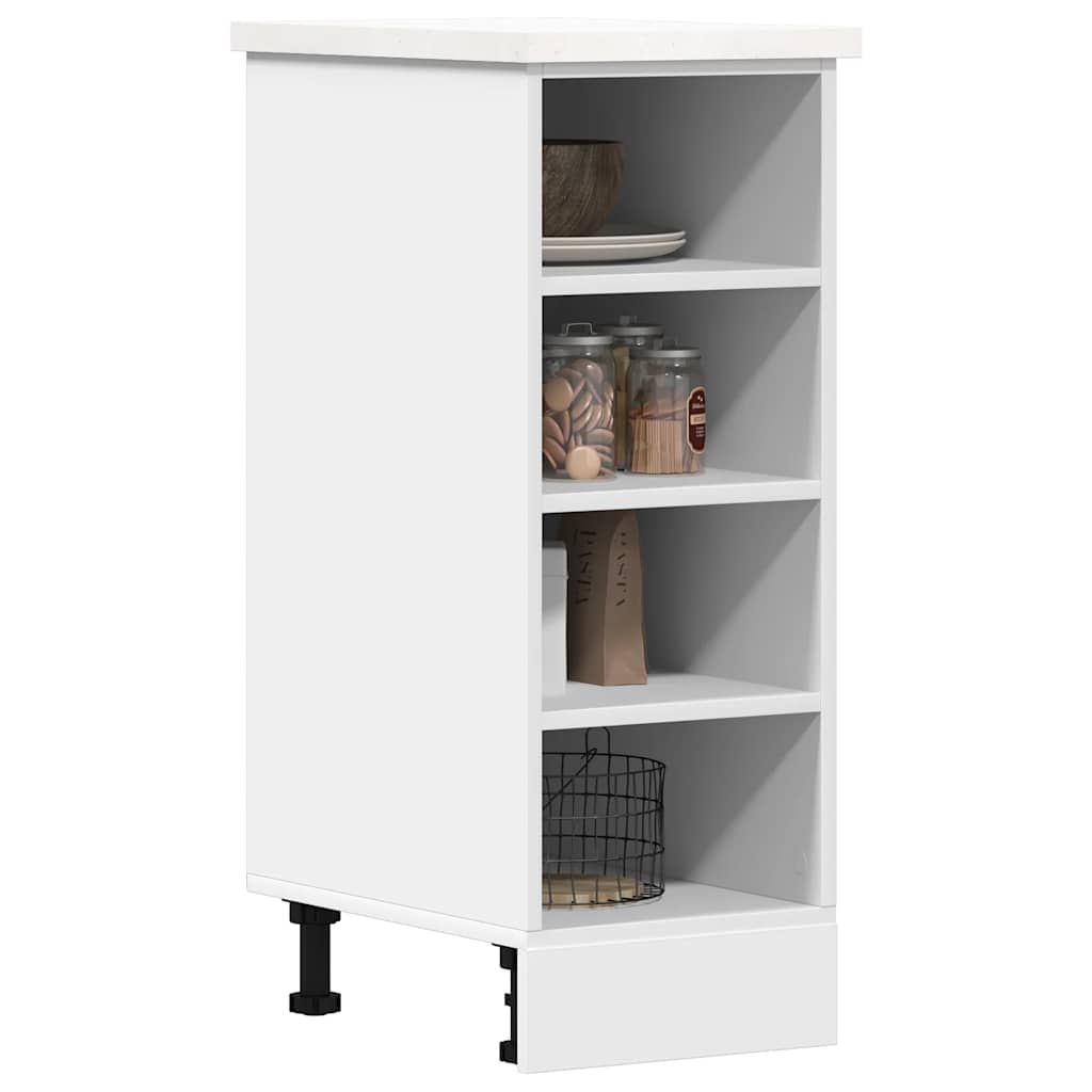 Unterschrank Riga Weiß 30x44,5x81,5 cm Holzwerkstoff