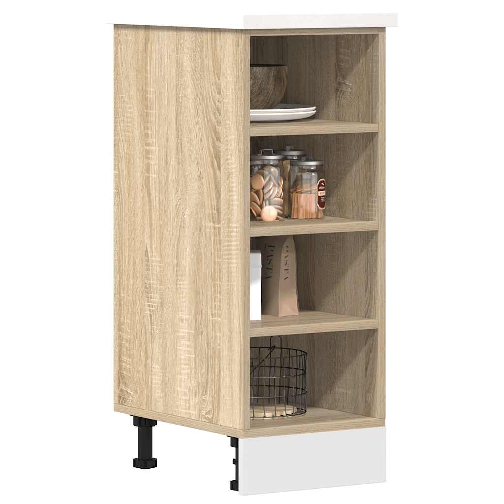 Unterschrank Riga Sonoma-Eiche 30x44,5x81,5 cm Holzwerkstoff