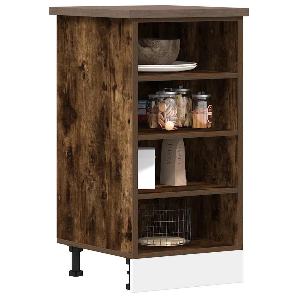 Unterschrank Riga Räuchereiche 40x44,5x81,5 cm Holzwerkstoff