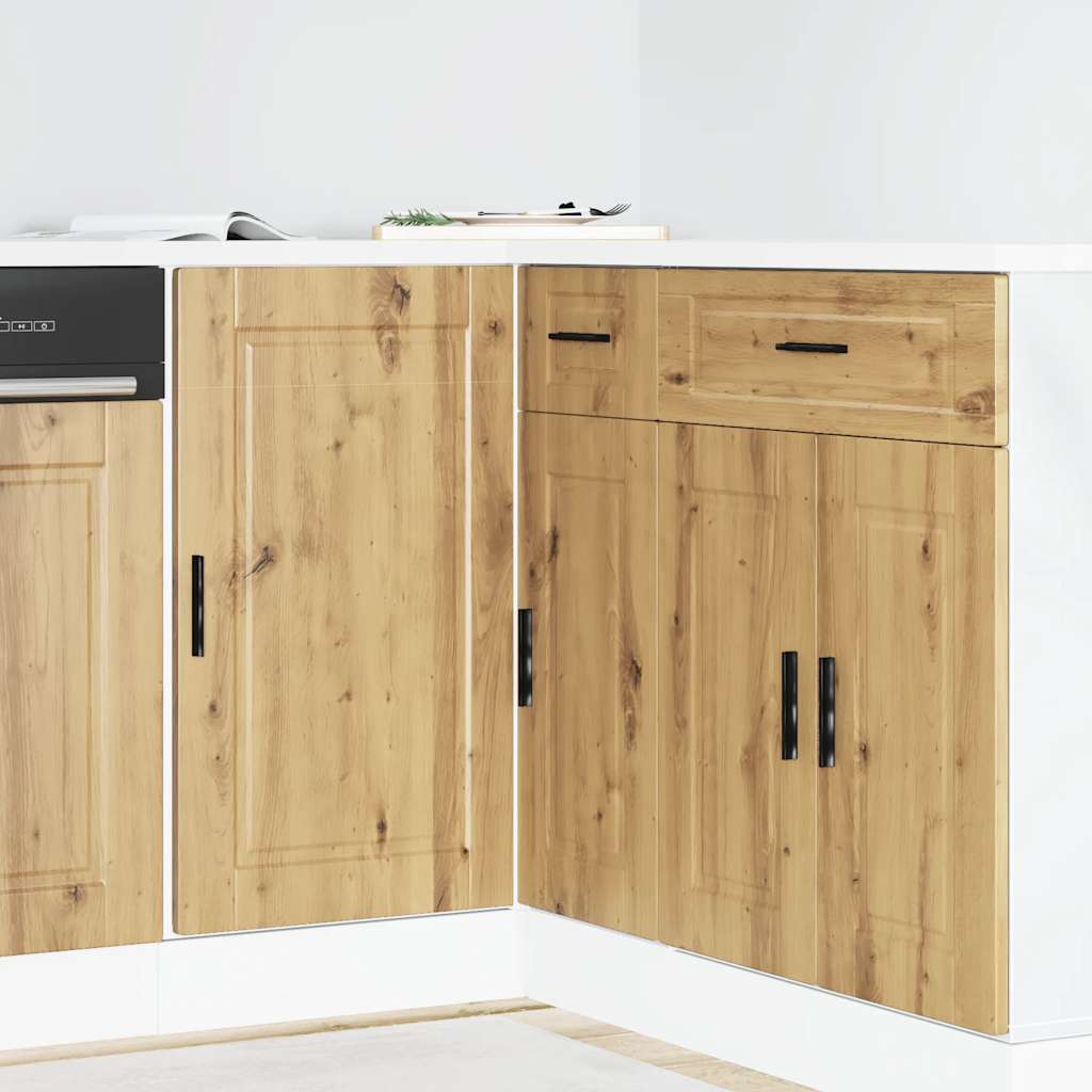 Küchenunterschrank Porto Artisan-Eiche Holzwerkstoff
