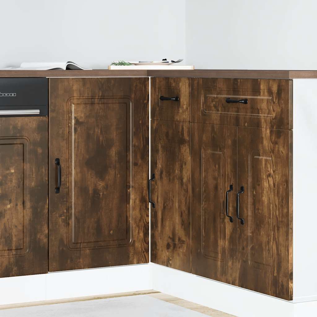 Küchenunterschrank Kalmar Räuchereiche Holzwerkstoff