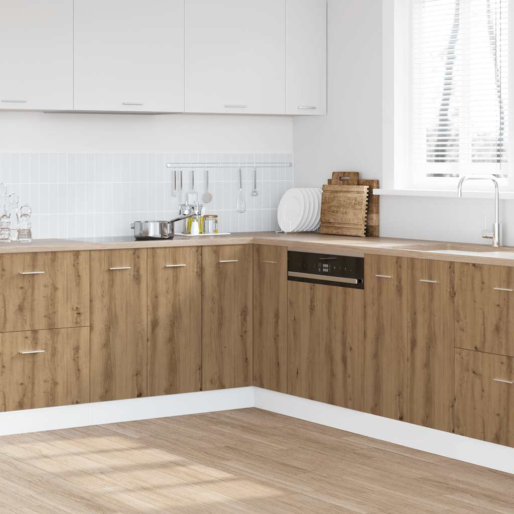 Küchenschrank Lyon Artisan-Eiche 75,5x75,5x81,5 cm Holzwerkstoff