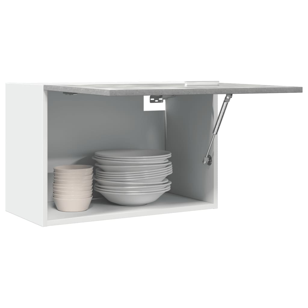 Hängeschrank Lyon Betongrau 60x31x40 cm Holzwerkstoff
