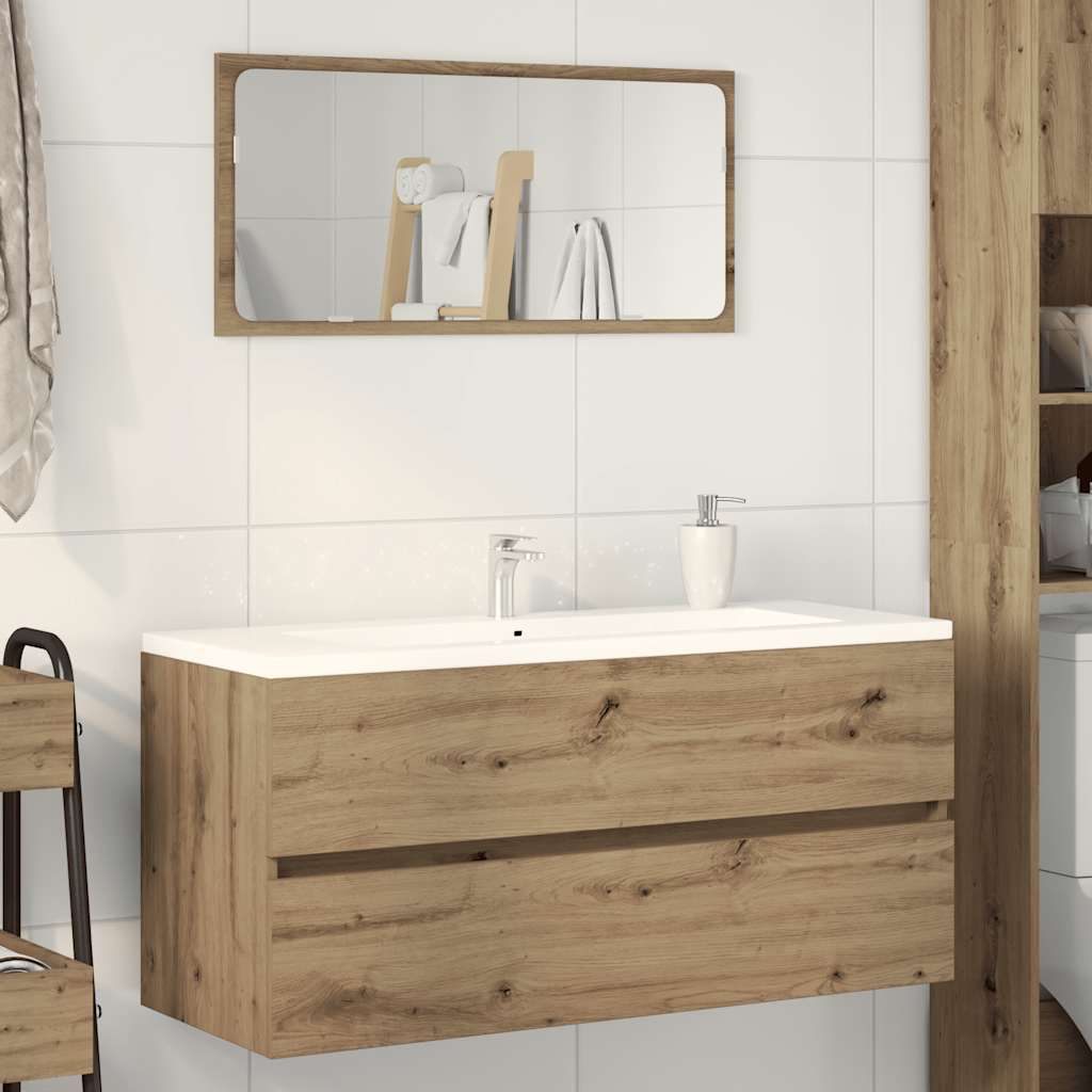 Waschbeckenschrank Artisan-Eiche 100x38,5x45 cm Holzwerkstoff