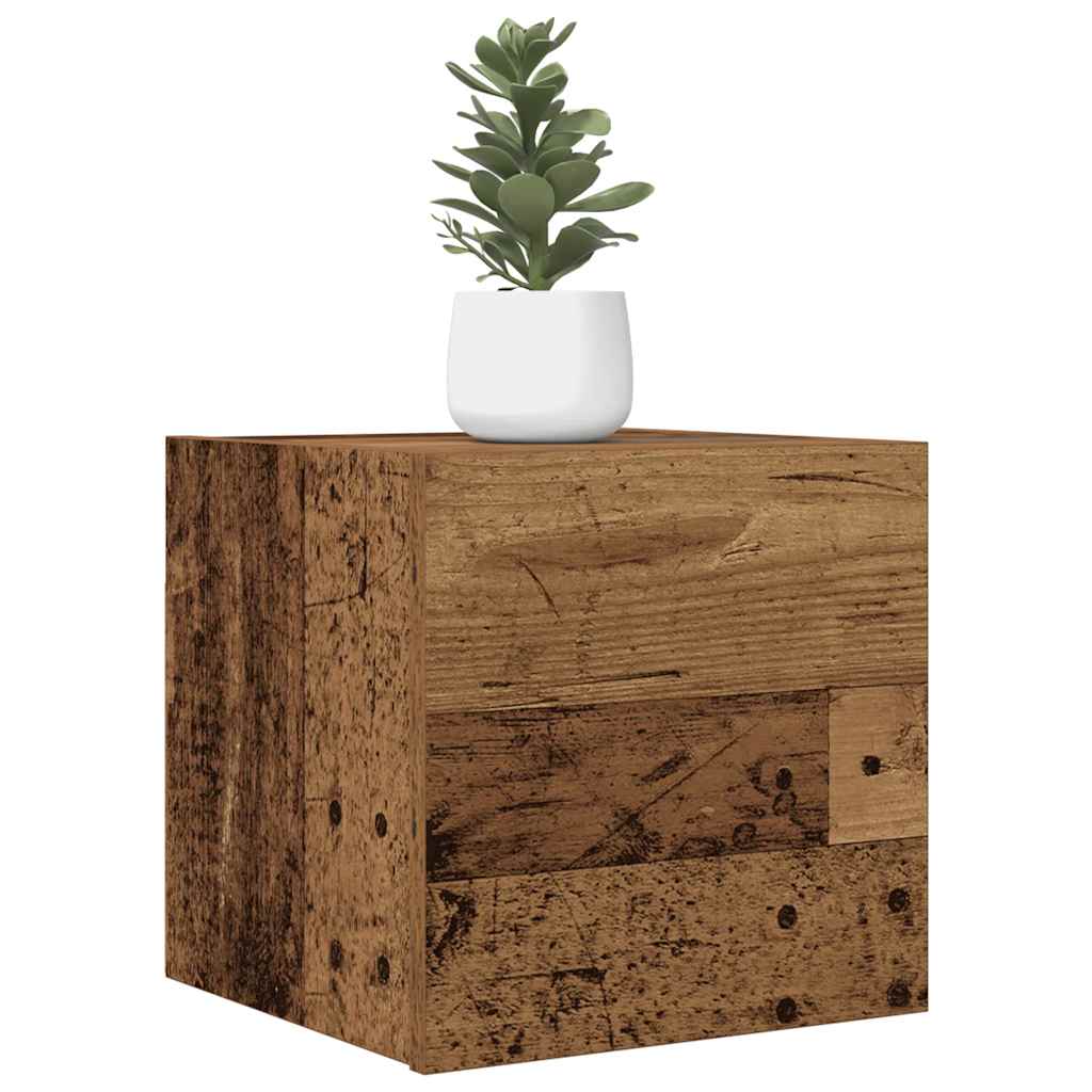 TV-Wandschrank Altholz-Optik 30,5x30x30 cm
